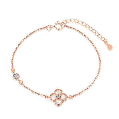 [Elite]Delicate Four Leaf Clover Bracelet