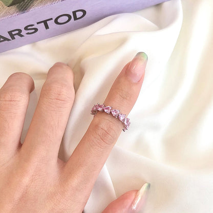 [Elite]0.25 Carat Radiant Romance Heart Cut Lover Ring