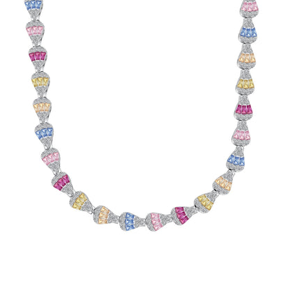 [Elite]Radiant Colorful Rainbow Necklace