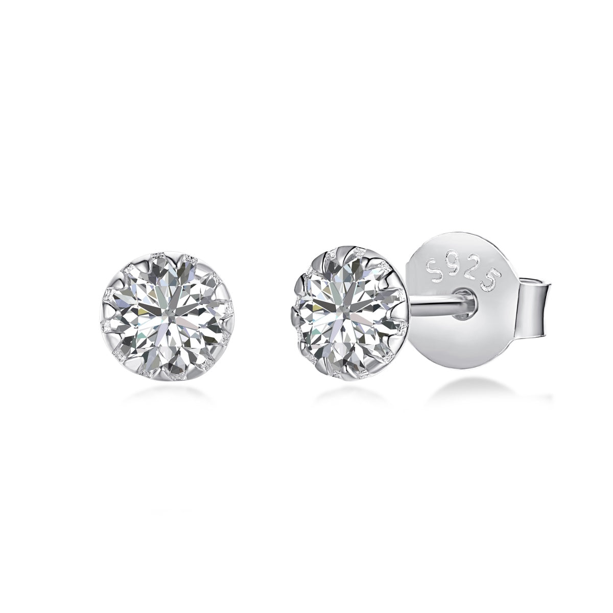 [Elite]Sparkling Colorful Round Shape Earrings