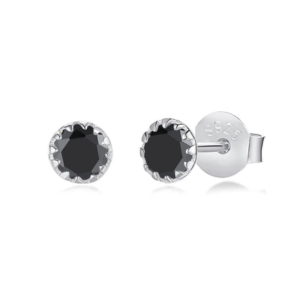 [Elite]Sparkling Colorful Round Shape Earrings