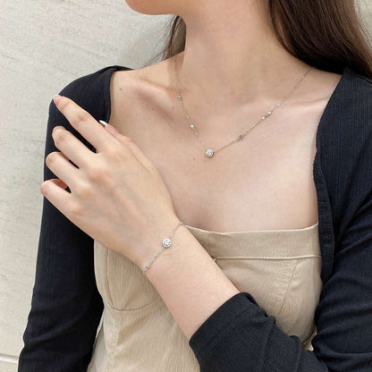 [Elite]Dazzling Round Cut Shape Bracelet