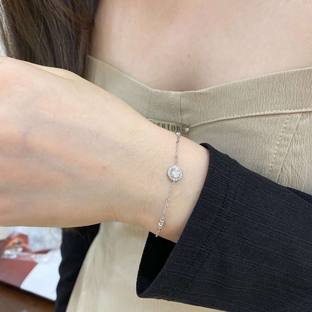 [Elite]Dazzling Round Cut Shape Bracelet