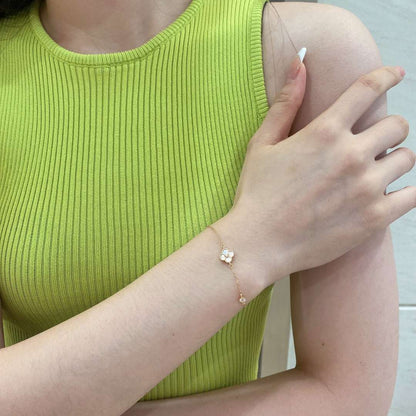 [Elite]Delicate Four Leaf Clover Bracelet