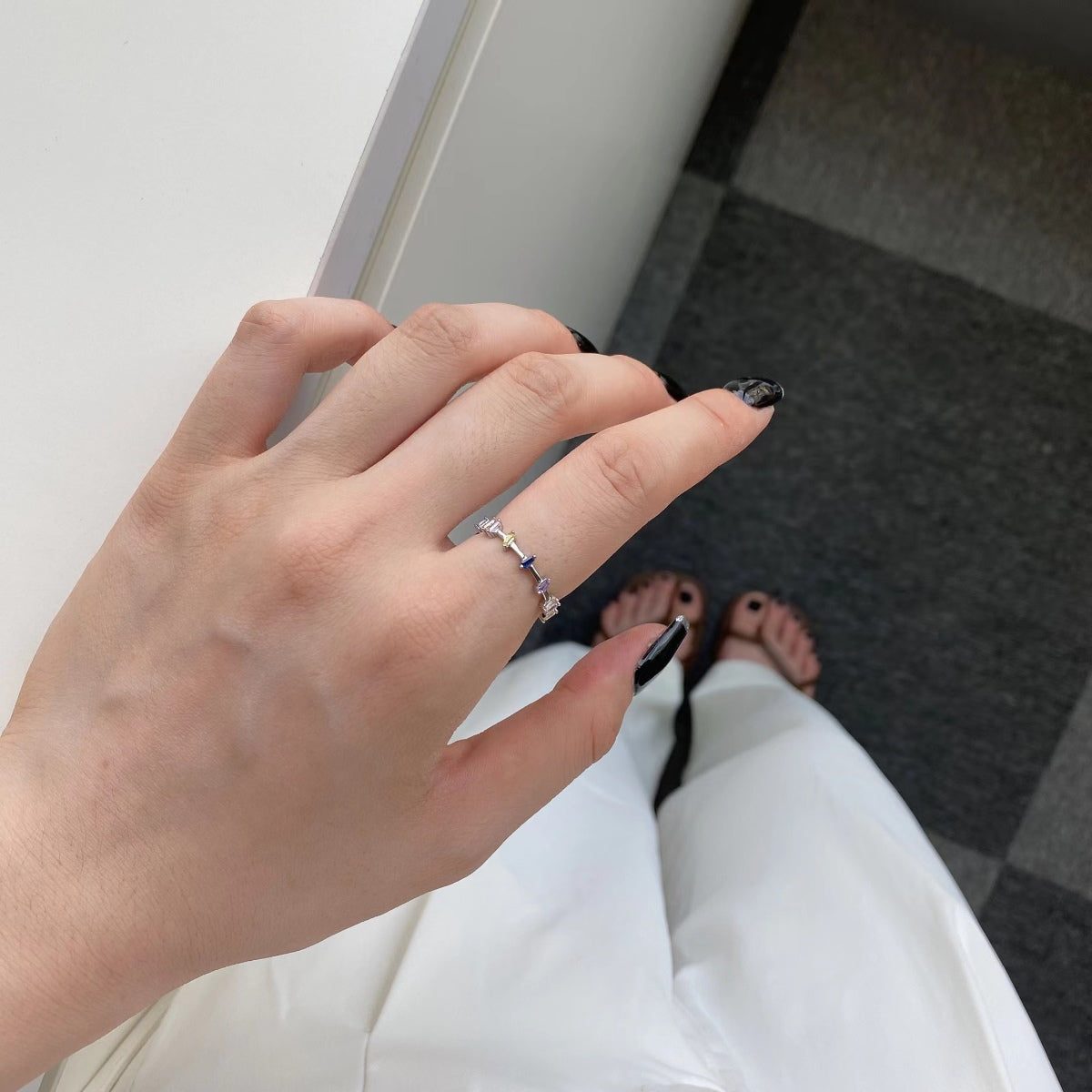 [Elite]Unique Trapezoid Cut Daily Ring