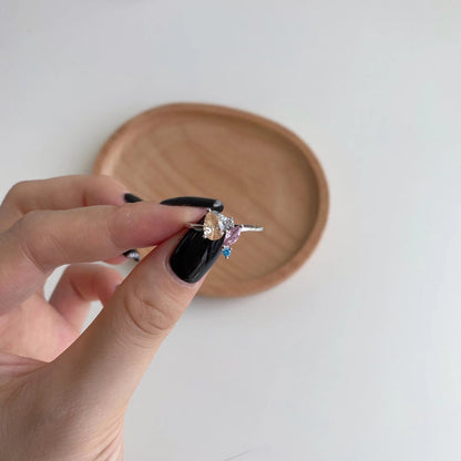 [Elite]Radiant Colorful Multi Cut Daily Ring