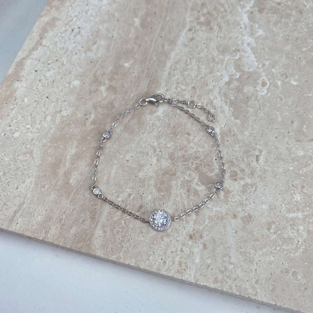 [Elite]Dazzling Round Cut Shape Bracelet