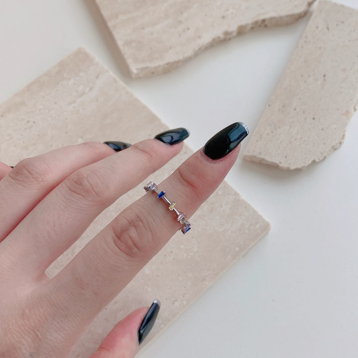 [Elite]Unique Trapezoid Cut Daily Ring