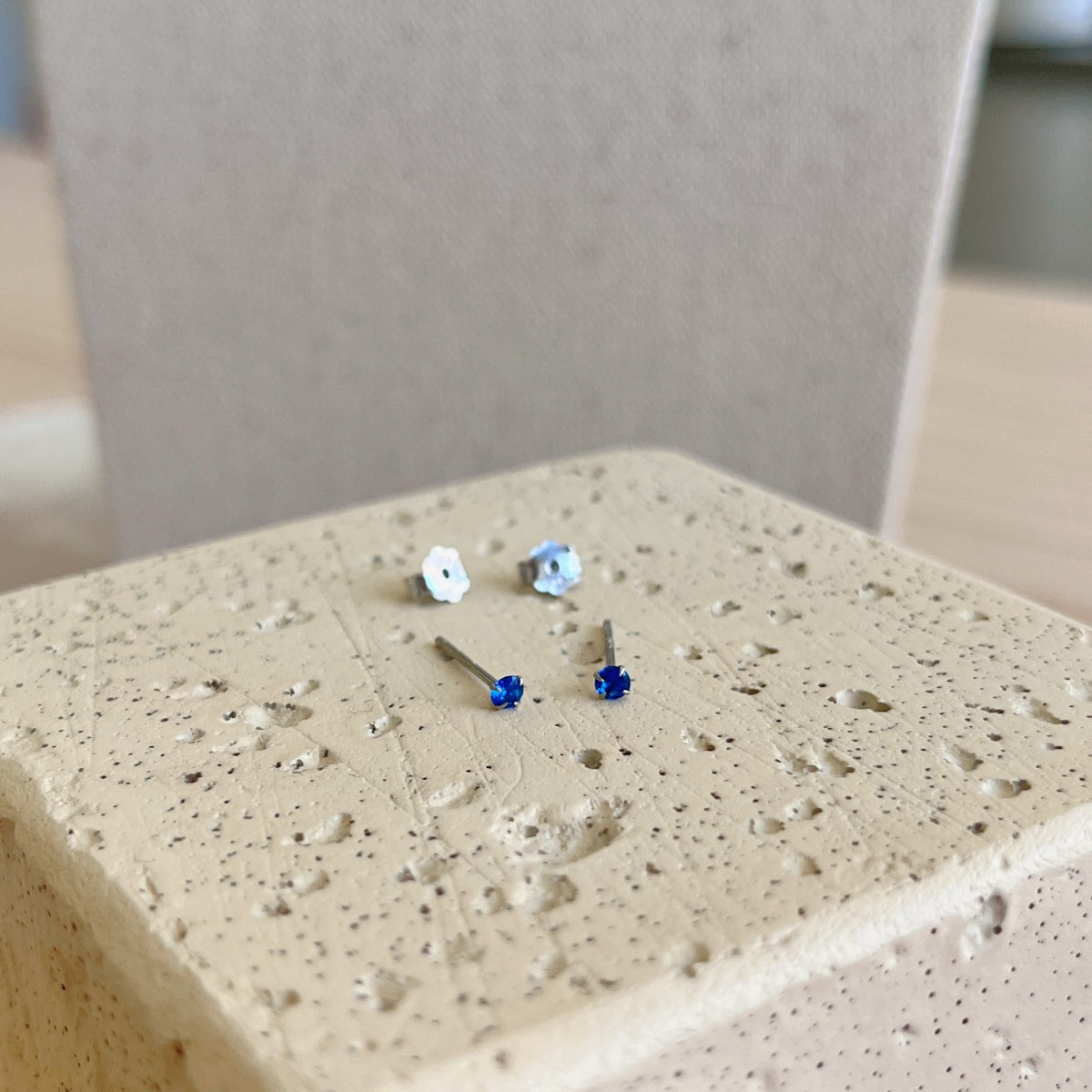 [Elite]Delicate Solitaire Earrings