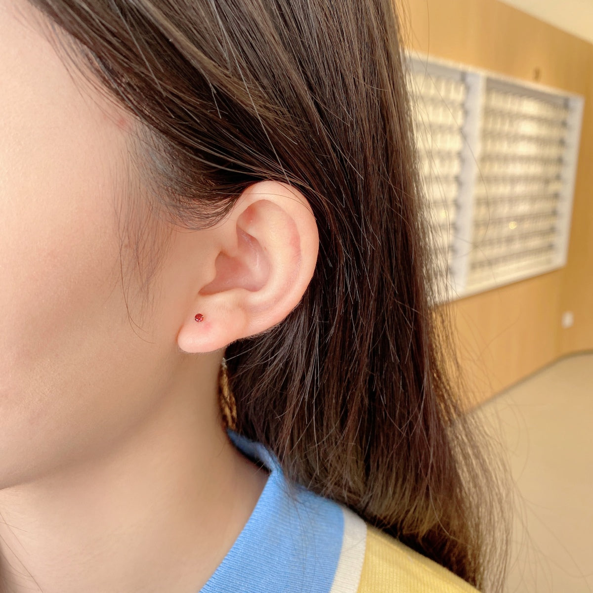 [Elite]Delicate Solitaire Earrings