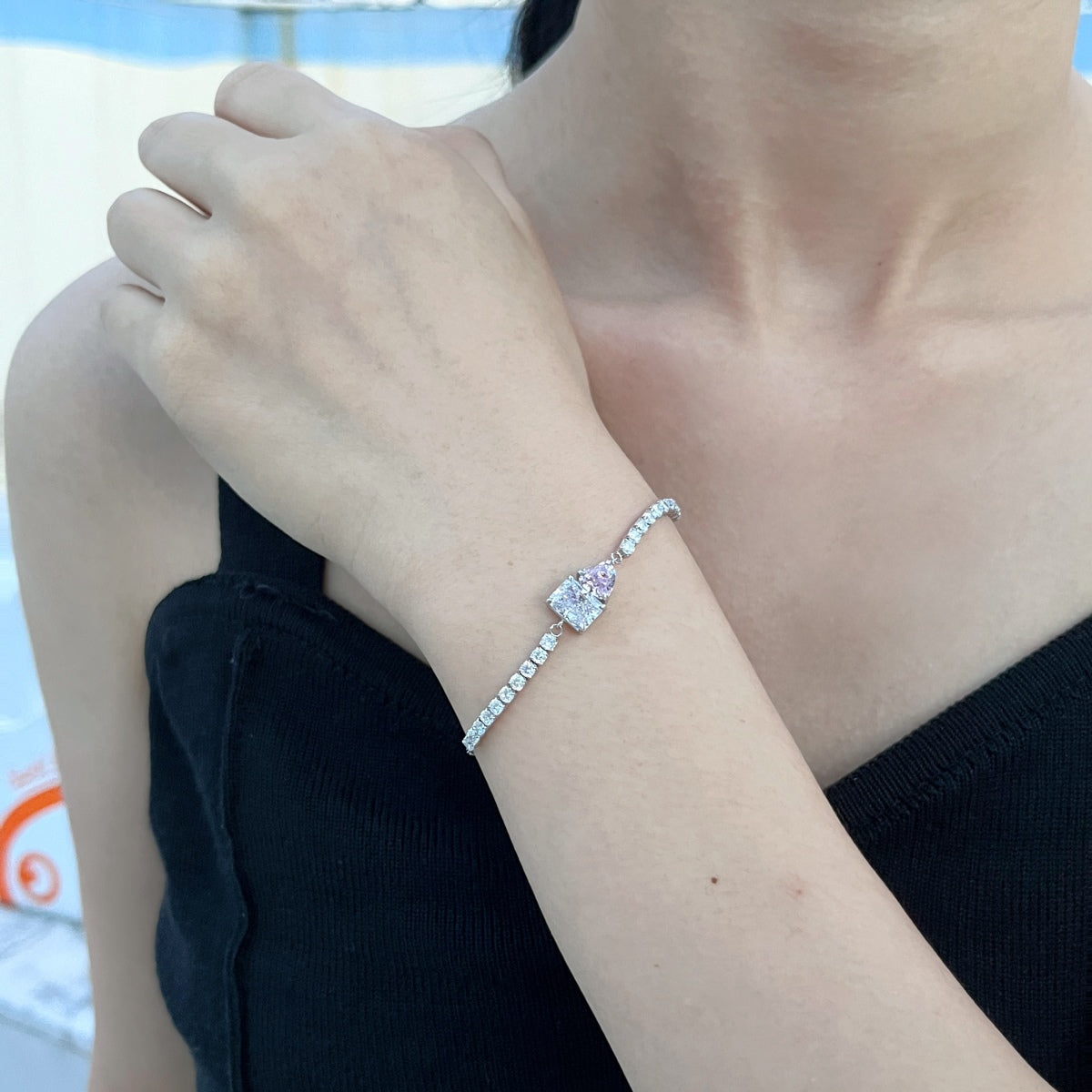 [Elite]Dazzling Unique Multi Shape Lover Bracelet