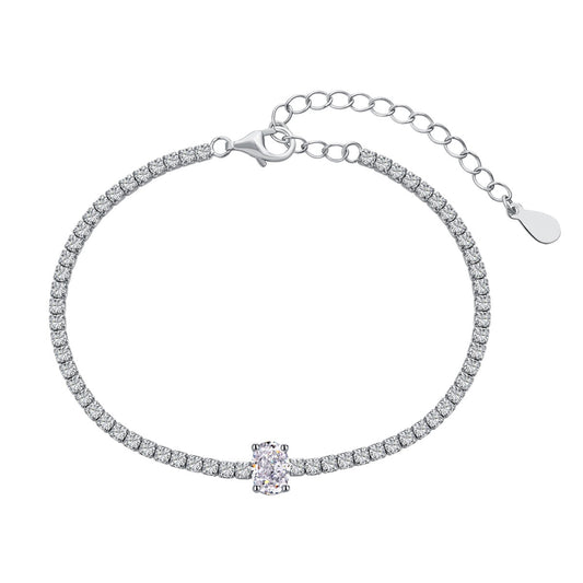 [Elite]0.75 Carat Exquisite Oval Cut Daily Bracelet