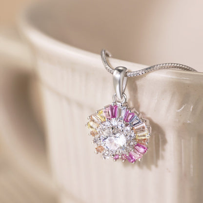 [Elite]Charming Flower Colorful Necklace