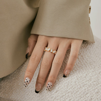 [Elite]Delicate Multi Cut Ring