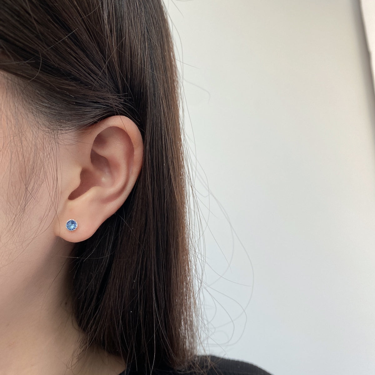 [Elite]Sparkling Colorful Round Shape Earrings