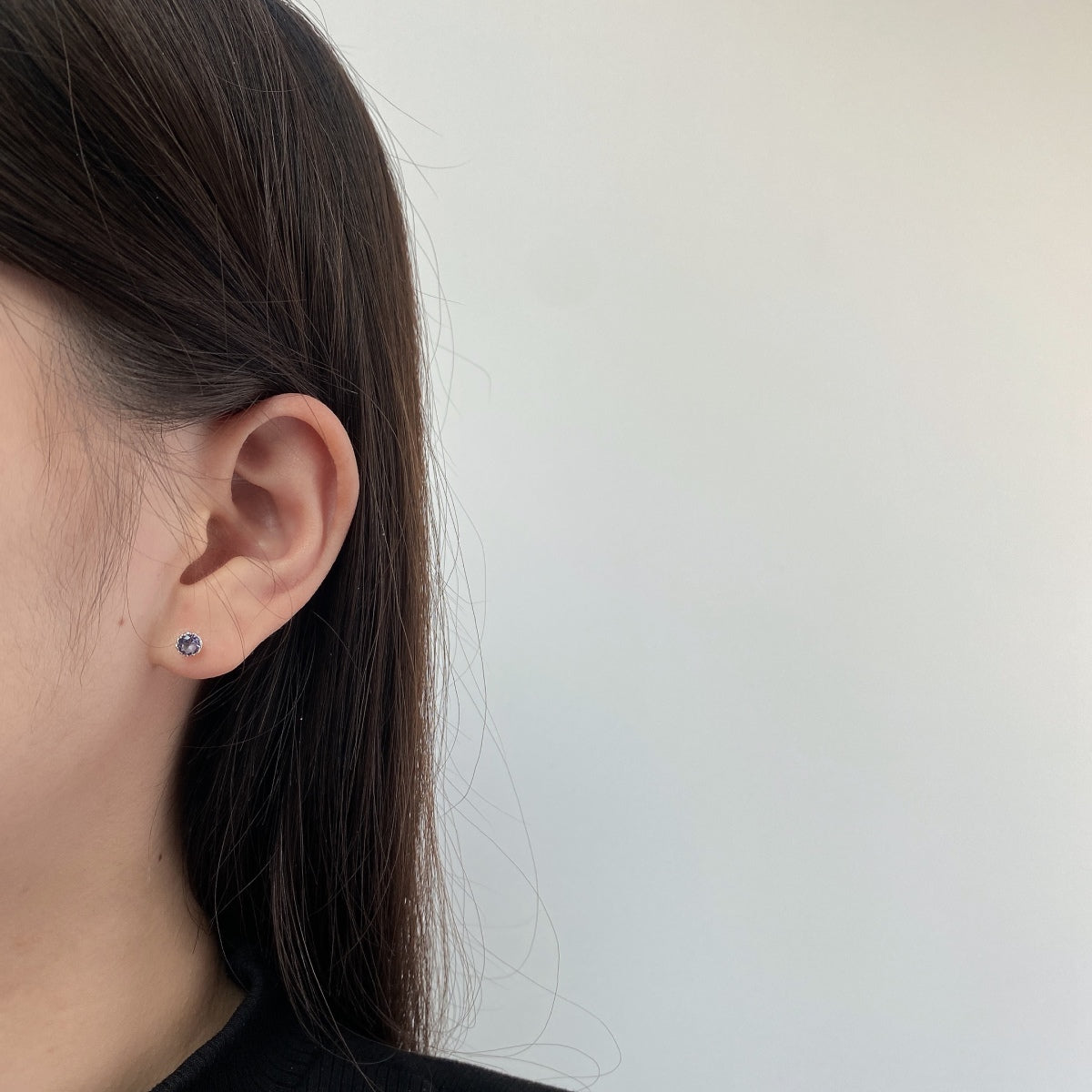 [Elite]Sparkling Colorful Round Shape Earrings