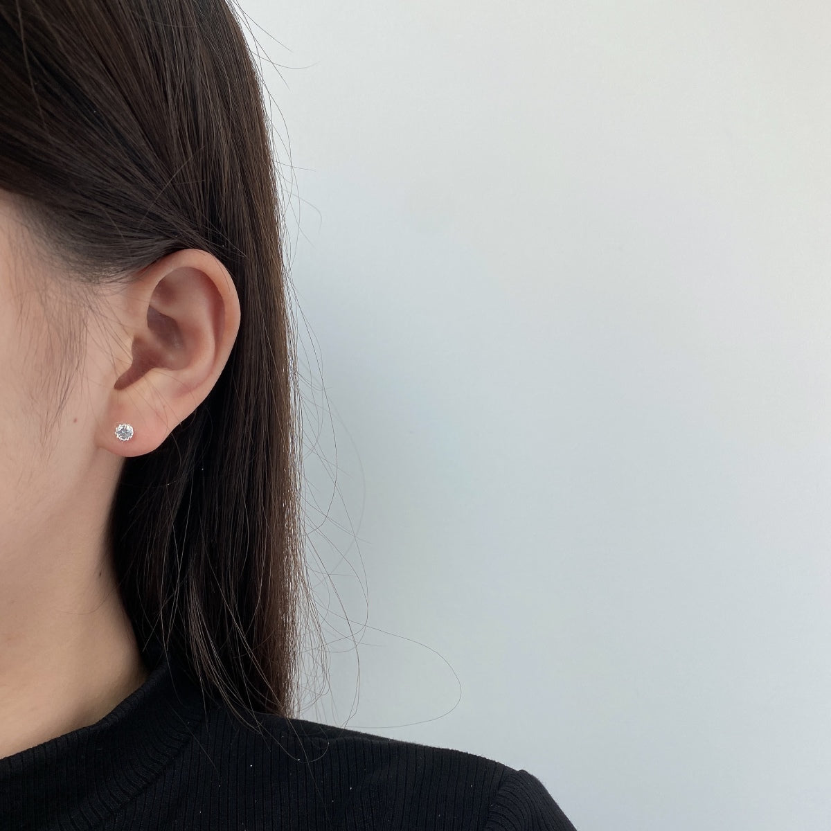[Elite]Sparkling Colorful Round Shape Earrings