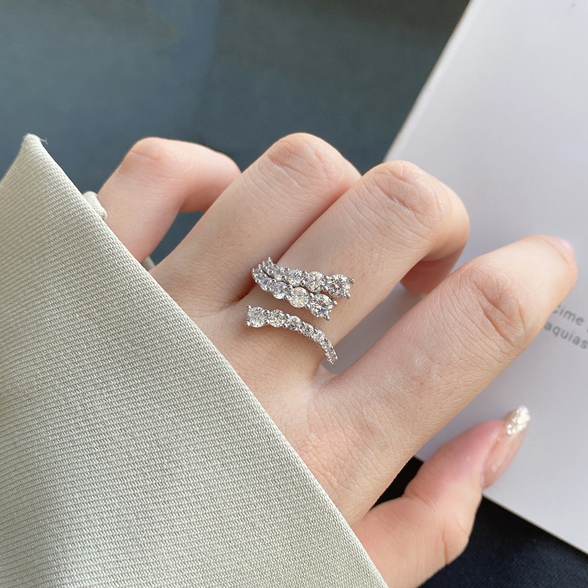 [Elite]Unique Vivid Snake Shape Daily Ring