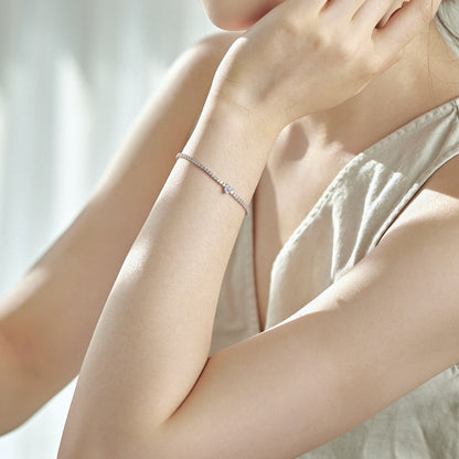 [Elite]0.5 Carat Elegant Romantic Heart Shape Lover Bracelet