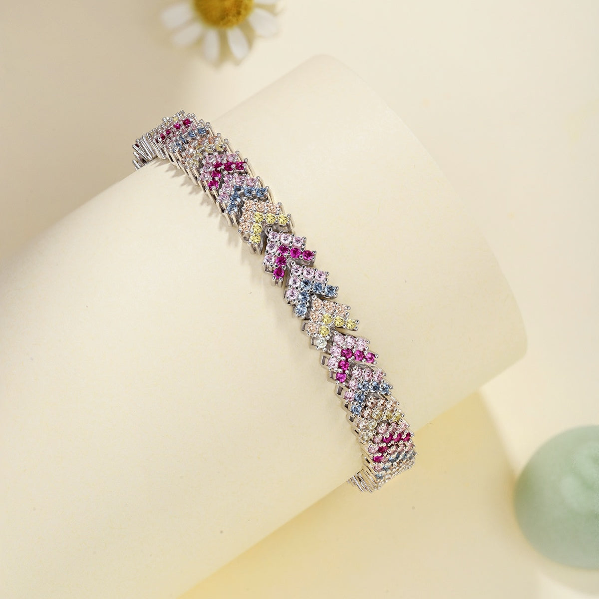 [Elite]Ornate Sparkling Round Cut Party Bracelet