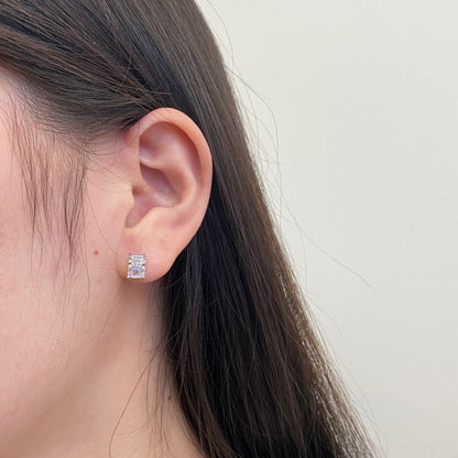 [Elite]Radiant Luxurious Princess Cut Daily Earrings