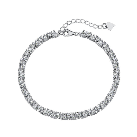 [Elite]Dazzling Romantic Heart Shape Lover Bracelet