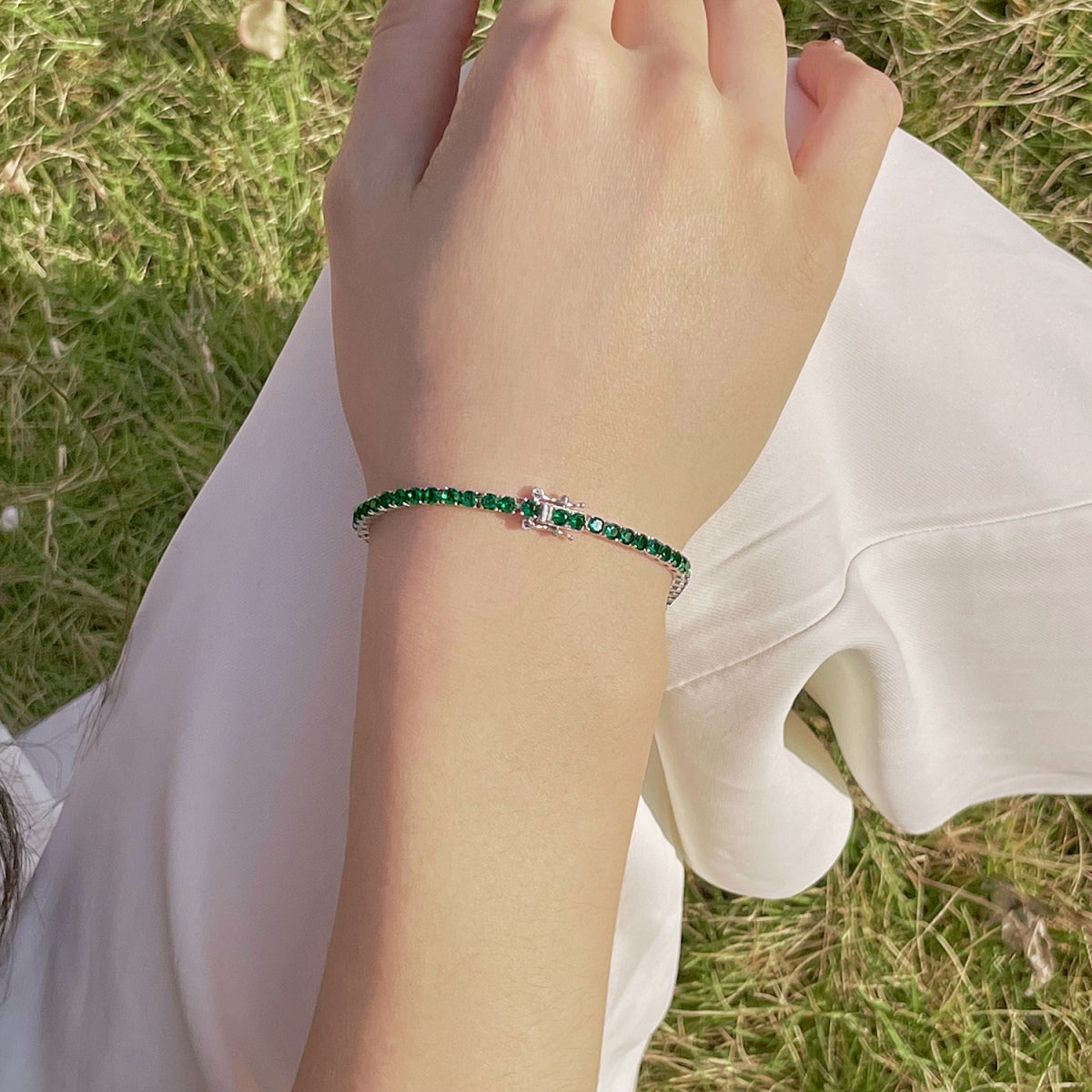 [Elite]Radiant Colorful Round Cut Party Bracelet