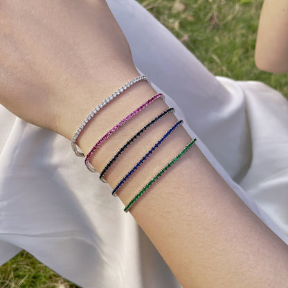 [Elite]Radiant Colorful Round Cut Party Bracelet