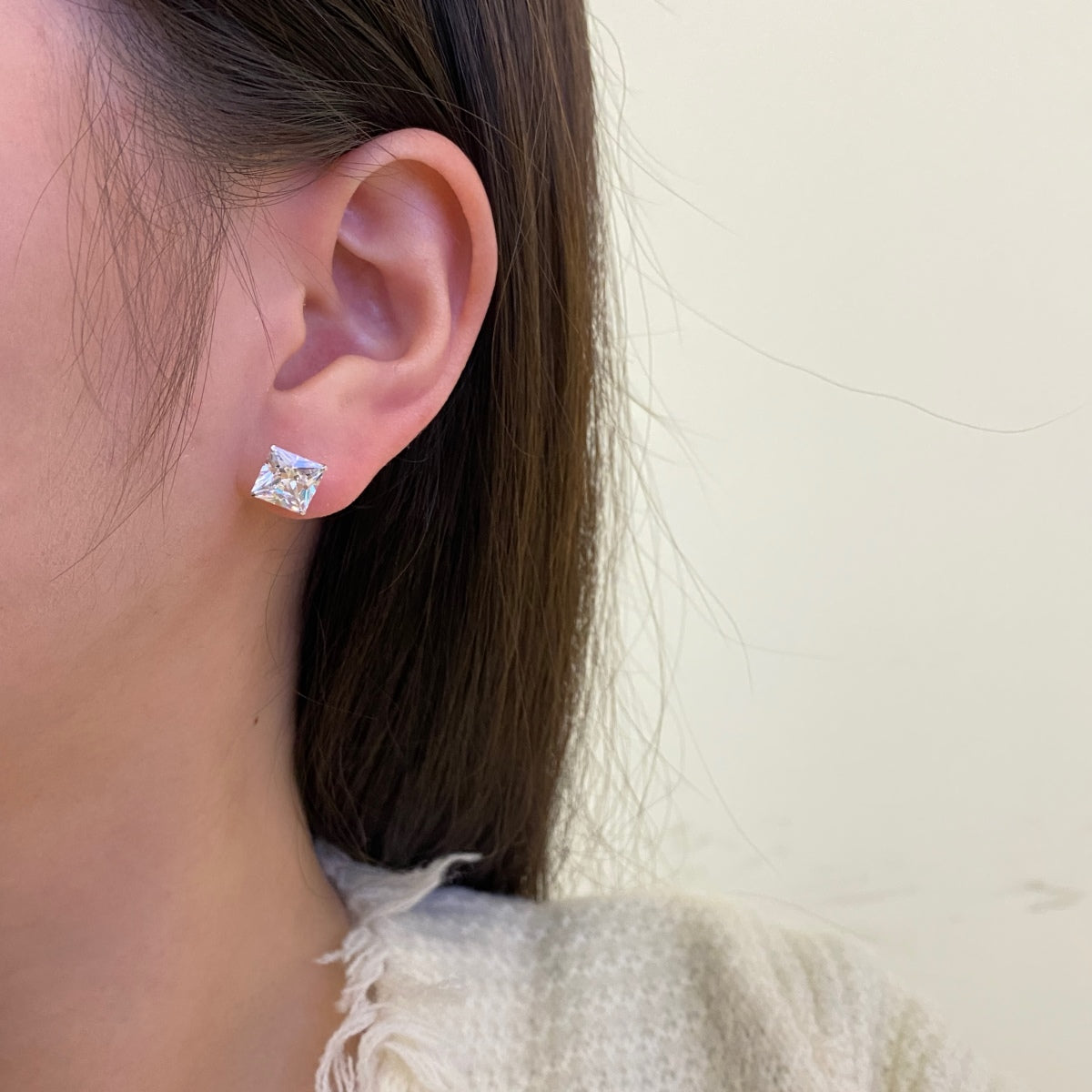 [Elite]Ornate Square Shape Earrings