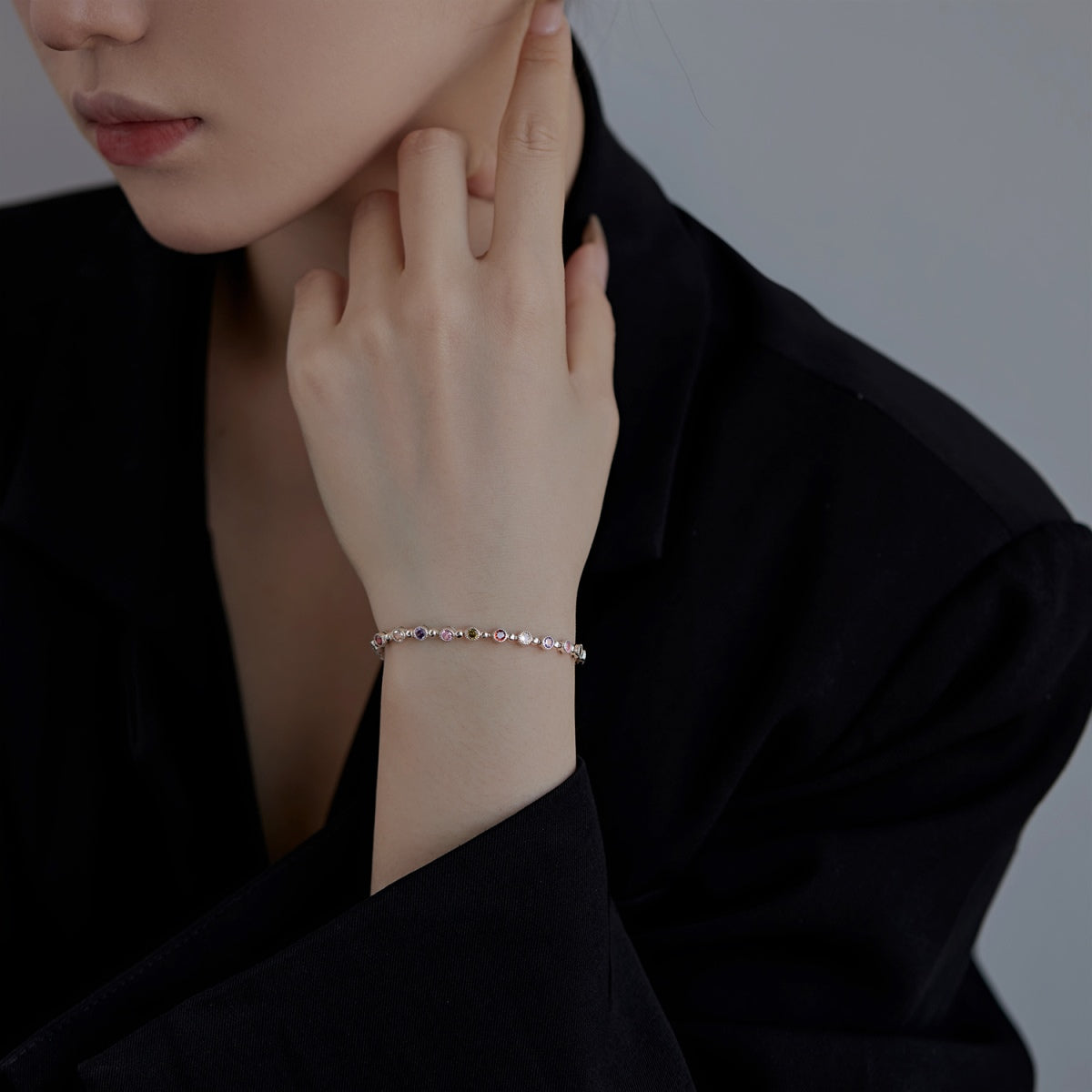 [Elite]Sparkling Exquisite Round Cut Party Bracelet