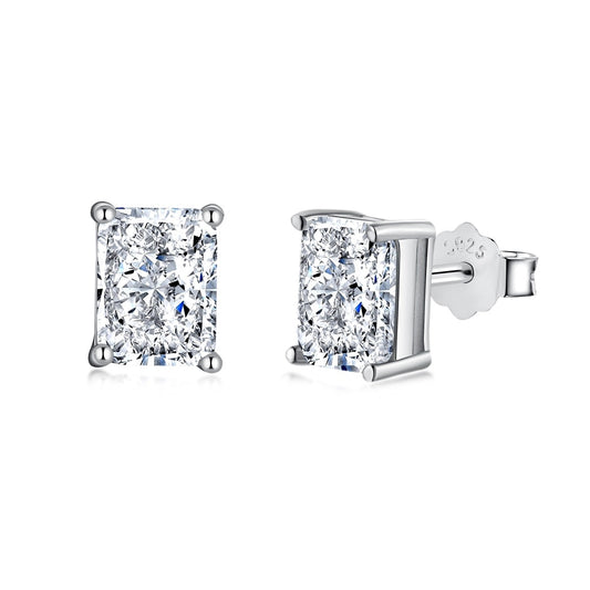 [Elite]Radiant Luxurious Princess Cut Daily Earrings