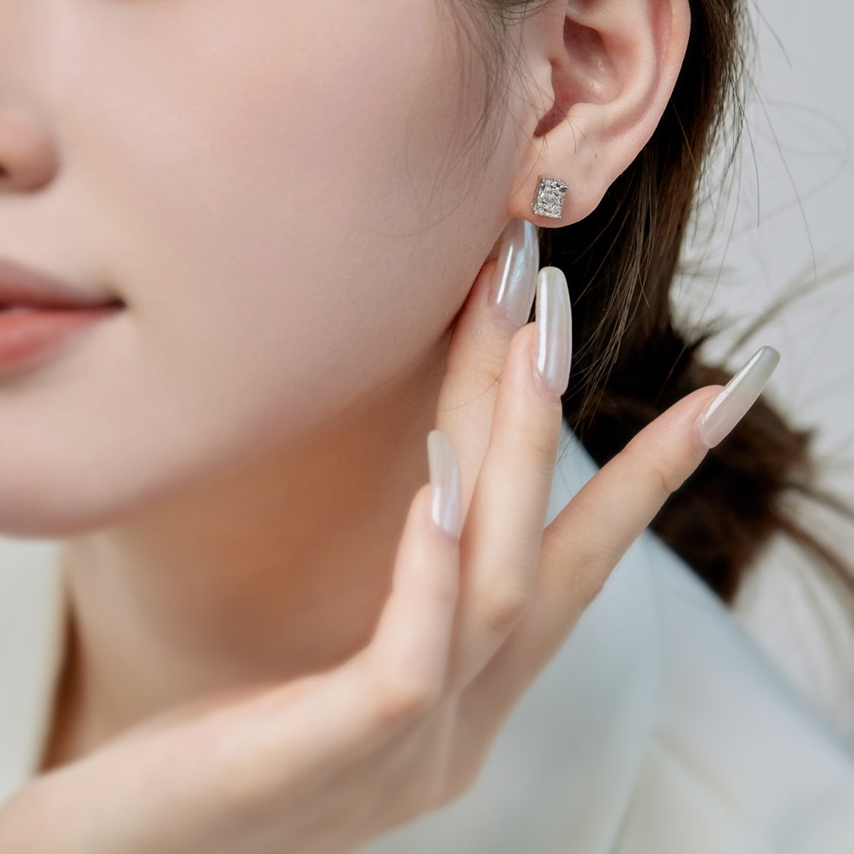 [Elite]Radiant Luxurious Princess Cut Daily Earrings