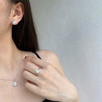 [Elite]Delicate Radiant Oval Cut Daily Earrings