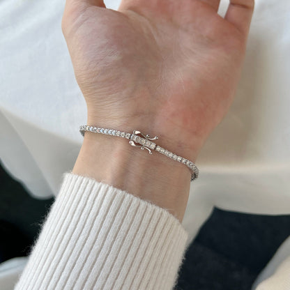 [Elite]Dazzling Exquisite Round Cut Daily Bracelet