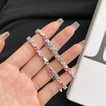 [Elite]Ornate Sparkling Multi Cut Party Bracelet