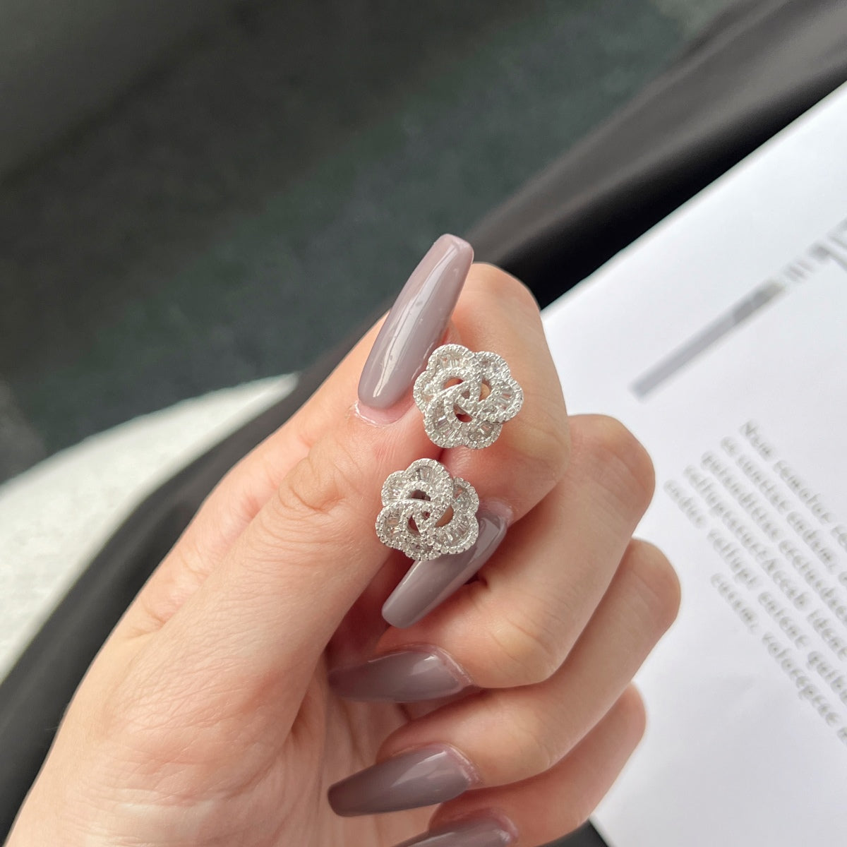 [Elite]Exquisite Flower Shape Daily Earrings