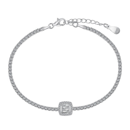 [Elite]Luxurious Dazzling Square Shape Banquet Bracelet