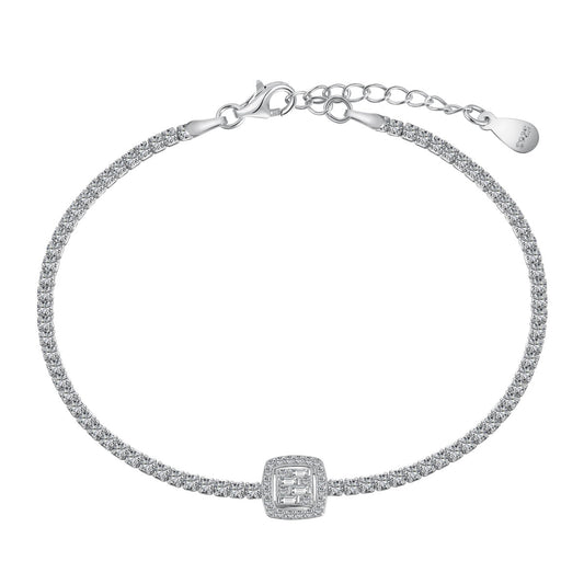 [Elite]Luxurious Dazzling Square Shape Banquet Bracelet