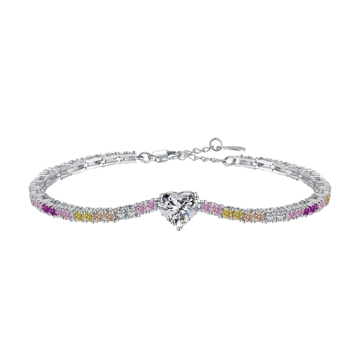 [Elite]Delicate Romantic Heart Shape Lover Bracelet