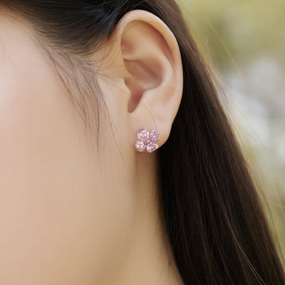 [Elite]Four-Leaf Clover Ball Earrings
