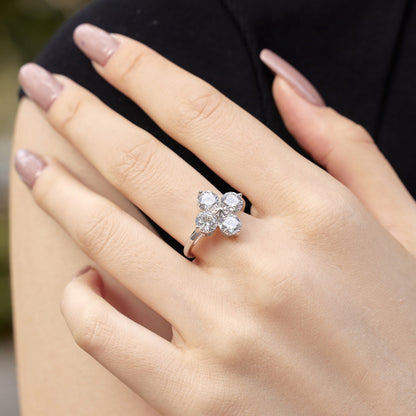 [Elite]Four-Leaf Clover Eight-Pointed Star Ring