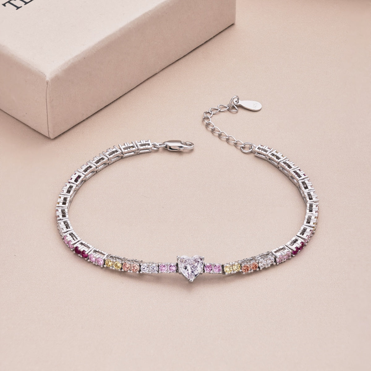 [Elite]Delicate Romantic Heart Shape Lover Bracelet