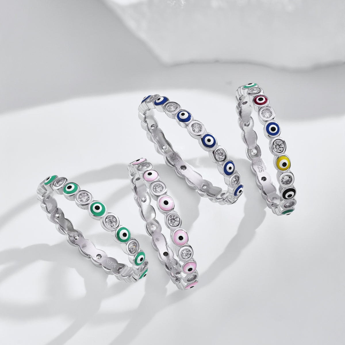 [Elite]Sparkling Vibrant Round Shape Daily Ring