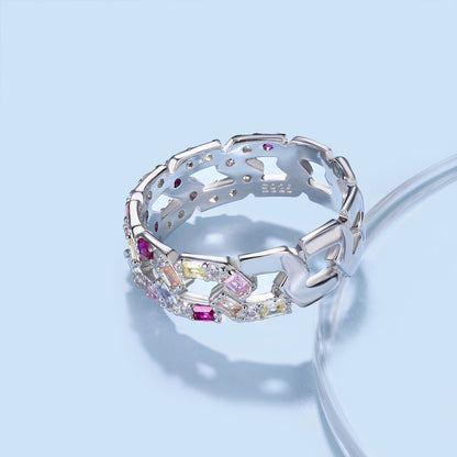 [Elite]Sparkling Vibrant Emerald Cut Daily Ring