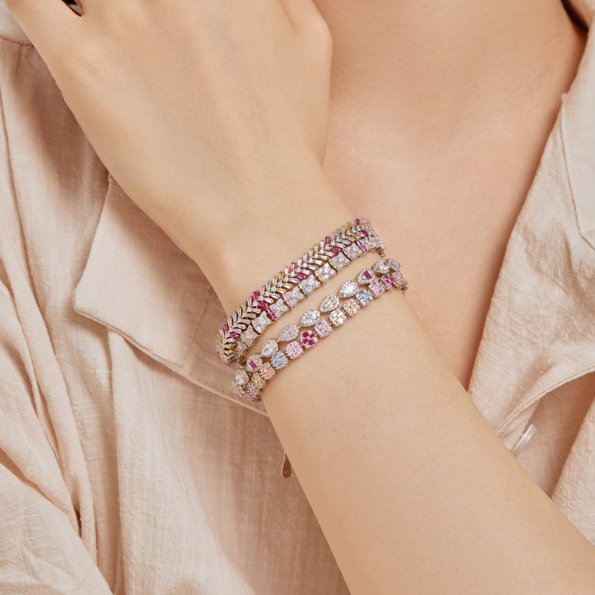 [Elite]Unique Colorful Flower Shape Daily Bracelet