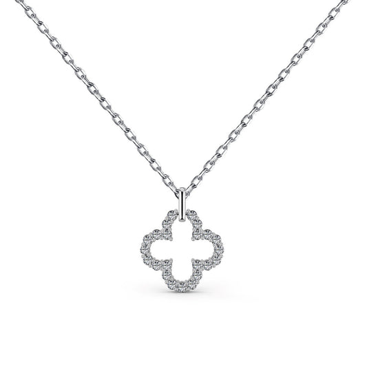 [Elite]Four-Leaf Clover Hollow Design Exquisite Necklace