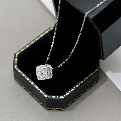 [Elite]Sparkling Asscher Cut Necklace