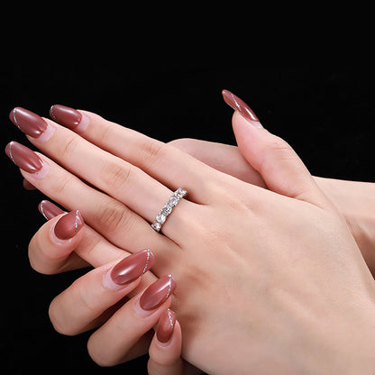 [Elite]Eternity Round Cut Tennis Ring