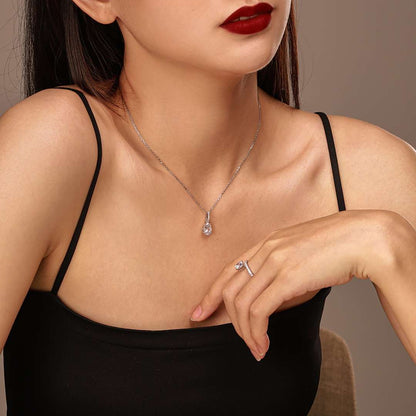 [Elite]Delicate Water Drop Shape Fashion Necklace