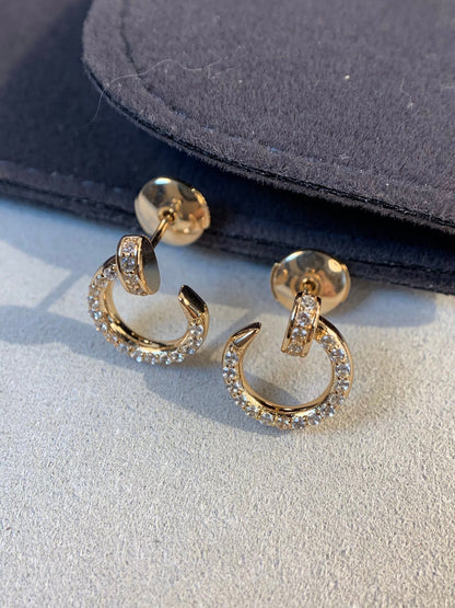 [Elite]JUSTE EARRINGS GOLD DIAMONDS